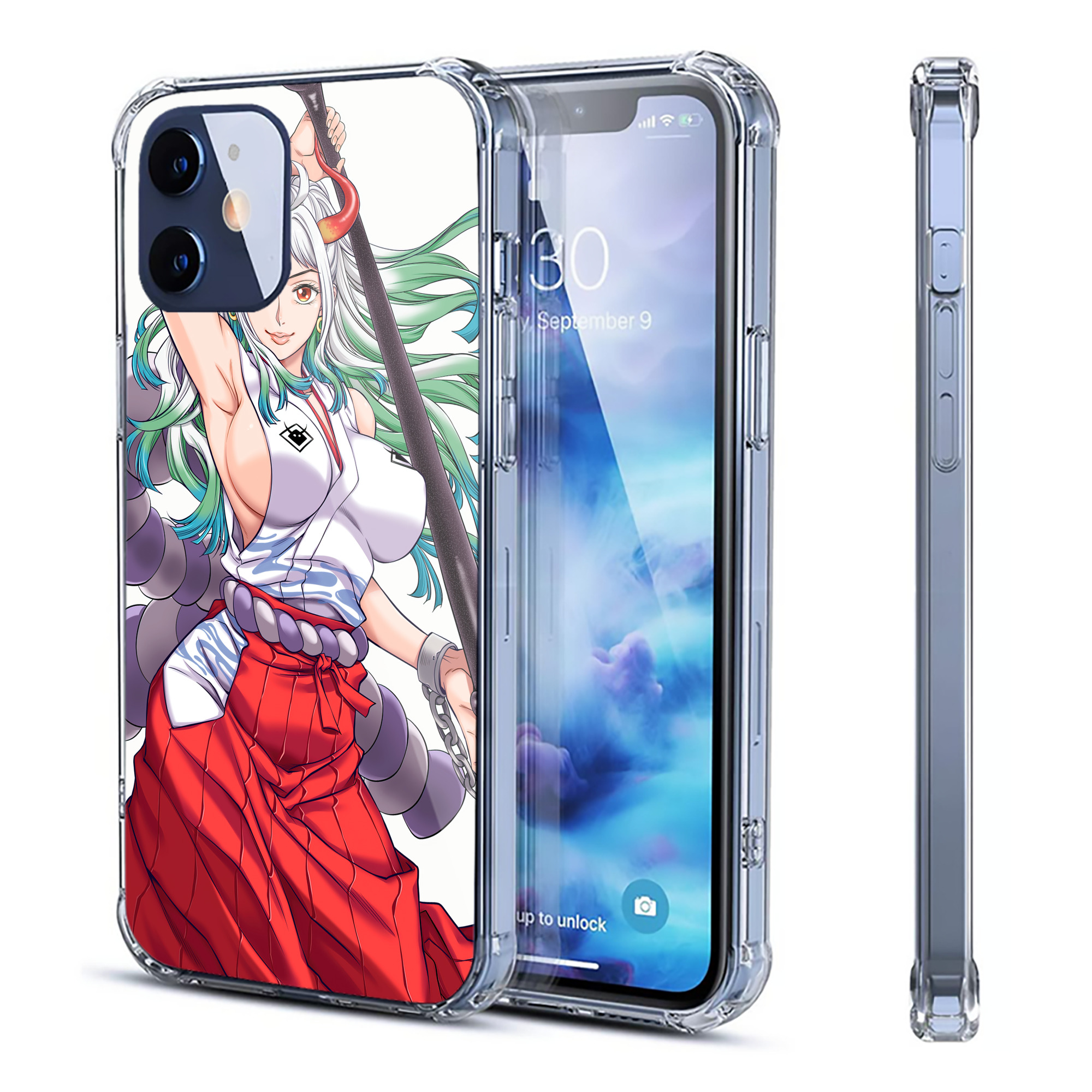 （画像用） ワンピース ONE PIECE 【iPhone 12シリーズ対応】透明スマホケース（クリアソフトケース）